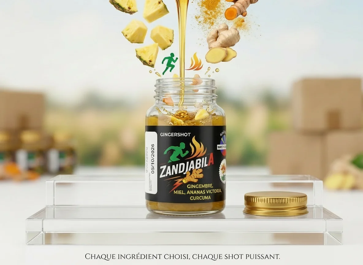 Zandjabila GingerShot — Nos engagements artisanaux, fabriqué à La Réunion 974