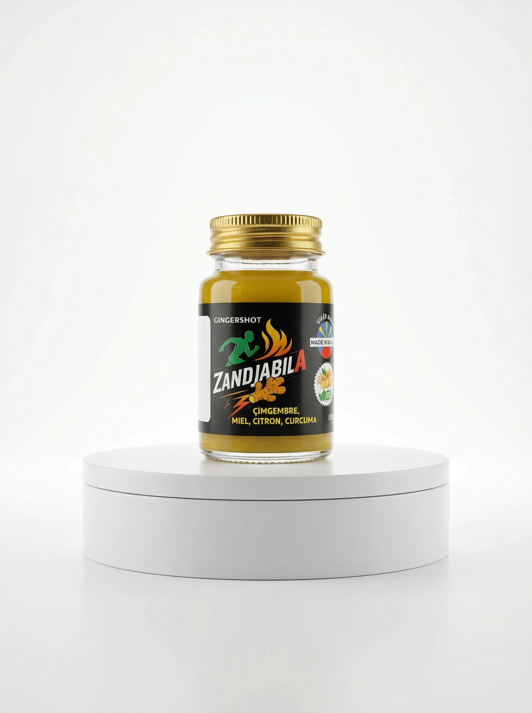 Zandjabila GingerShot Ginger Citron — saveur artisanale La Réunion 974
